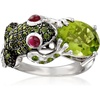 image:imageRossSimons 460 ct tw MultiGemstone Frog Ring in Sterling SilverDiopside