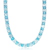 image:imageRossSimons 8500 ct tw Swiss and Sky Blue Topaz Necklace in Sterling Silver 18 inches