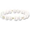 image:imageRossSimons 910mm Cultured Pearl Stretch Bracelet With 14kt Yellow Gold80 Inches