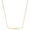 image:imageRossSimons Italian 10kt Yellow Gold Bar Necklace180 Inches