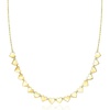 image:imageRossSimons Italian 10kt Yellow Gold Central Heart Station Necklace160 Inches