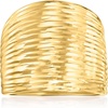 image:imageRossSimons Italian 10kt Yellow Gold DiamondCut Dome RingNo Gemstone