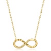 image:imageRossSimons Italian 10kt Yellow Gold DiamondCut Infinity Necklace160 Inches