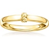 image:imageRossSimons Italian 10kt Yellow Gold DiamondCut Station RingNo Gemstone