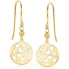 image:imageRossSimons Italian 10kt Yellow Gold Floral Ricami Drop Earrings