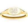image:imageRossSimons Italian 10kt Yellow Gold Personalized Signet Ring01 Inches