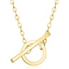 image:imageRossSimons Italian 10kt Yellow Gold Toggle NecklaceNo Gemstone