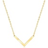 image:imageRossSimons Italian 10kt Yellow Gold VNecklace160 Inches