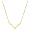 image:imageRossSimons Italian 10kt Yellow Gold VNecklace180 Inches