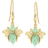 image:imageRossSimons Jade Bumblebee Drop Earrings in 18kt Gold Over Sterling