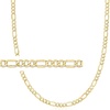 image:imageRossSimons Mens 10kt Yellow Gold FigaroLink Necklace 24 inches