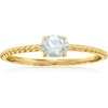 image:imageRossSimons Pure Collection 030 Carat Aquamarine Roped Ring in 14kt Yellow GoldAquamarine