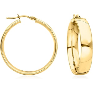 image:imageRossSimons Italian 10kt Yellow Gold Hoop Earrings