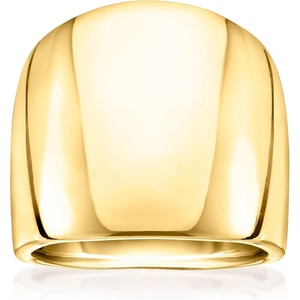 image:imageRossSimons Italian 10kt Yellow Gold Polished Dome RingNo Gemstone