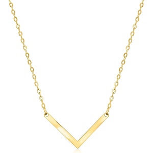 image:imageRossSimons Italian 10kt Yellow Gold VNecklace160 Inches