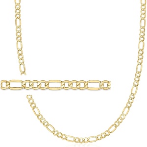 image:imageRossSimons Mens 10kt Yellow Gold FigaroLink Necklace 24 inches