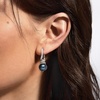 image:imageRossSimons 1011mm Black Cultured Pearl and 10 ct tw Diamond Drop Earrings in Sterling Silver