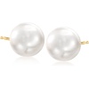 image:imageRossSimons 1011mm Cultured Button Pearl Stud Earrings in 14kt Yellow Gold