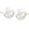 image:imageRossSimons 1213mm Cultured Button Pearl Stud Earrings in 14kt Yellow Gold