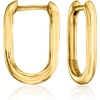 image:imageRossSimons 18kt Gold Over Sterling Hoop Earrings With Removable 1013mm Cultured Baroque Pearl Drops
