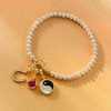 image:imageRossSimons 354mm Cultured Pearl CharmCompatible Toggle Bracelet in 18kt Gold Over Sterling70 Inches