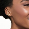 image:imageRossSimons 354mm Cultured Pearl Leaf Ear Climbers With Diamonds in 14kt Yellow Gold