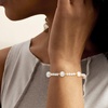 image:imageRossSimons 3585mm Cultured Pearl Station Bracelet in 18kt Gold Over Sterling7 Inches