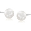 image:imageRossSimons 48mm Cultured Pearl Jewelry Set 5 Pairs Of Stud Earrings With Sterling Silver