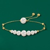 image:imageRossSimons 49mm Cultured Pearl Bolo Bracelet in 14kt Yellow Gold