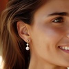 image:imageRossSimons 59mm Cultured Pearl Drop Earrings in 14kt Yellow Gold
