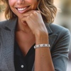 image:imageRossSimons 665mm Cultured Pearl and 100 ct tw Diamond Bracelet in Sterling Silver8 Inches