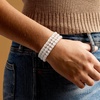 image:imageRossSimons 67mm Cultured Pearl 3Row Stretch Bracelet70 Inches