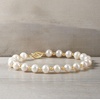 image:imageRossSimons 67mm Cultured Pearl Bracelet With 14kt Yellow Goldno gemstone