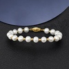 image:imageRossSimons 67mm Cultured Pearl Bracelet With 14kt Yellow Goldno gemstone