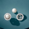 image:imageRossSimons 75mm Cultured Pearl and 110 ct tw CZ Jewelry Set Earrings and Earring Jackets in Sterling Silver
