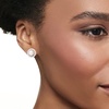 image:imageRossSimons 75mm Cultured Pearl and 110 ct tw CZ Jewelry Set Earrings and Earring Jackets in Sterling Silver