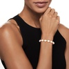 image:imageRossSimons 89mm Cultured Pearl and 14kt Yellow Gold Bead Stretch Bracelet80 Inches