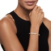 image:imageRossSimons Charles Garnier 665mm Cultured Pearl and 60 ct tw CZ Cuff Bracelet in Sterling Silver With 18kt Gold Over Sterling 75 inches