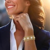image:imageRossSimons MotherOfPearl Filigree Panel Bracelet in 18kt Gold Over Sterling 7 inches