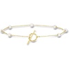 image:imagePure Collection by RossSimons 335mm Cultured Pearl Station Toggle Bracelet in 14kt Yellow Gold70 Inches