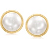 image:imageRossSimons 11512mm Cultured Pearl Earrings in 14kt Yellow Gold