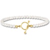 image:imageRossSimons 354mm Cultured Pearl CharmCompatible Toggle Bracelet in 18kt Gold Over Sterling80 Inches