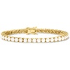 image:imageRossSimons 4mm Cultured Pearl Tennis Bracelet in 18kt Gold Over Sterling70 Inches