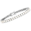 image:imageRossSimons 4mm Cultured Pearl Tennis Bracelet in Sterling Silver80 Inches