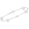 image:imageRossSimons 665mm Cultured Pearl Bracelet With Diamonds in 14kt White Gold80 Inches