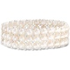 image:imageRossSimons 67mm Cultured Pearl 3Row Stretch Bracelet70 Inches