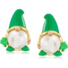 image:imageRossSimons 885mm Cultured Pearl and Enamel Gnome Earrings