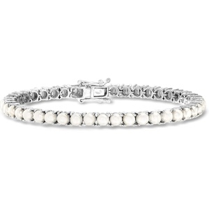 image:imageRossSimons 4mm Cultured Pearl Tennis Bracelet in Sterling Silver70 Inches