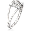 image:imagePure Collection by RossSimons 010 ct tw Diamond OpenSpace Ring in Sterling SilverDiamond