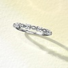 image:imagePure Collection by RossSimons 010 ct tw Diamond Ring in Sterling SilverDiamond